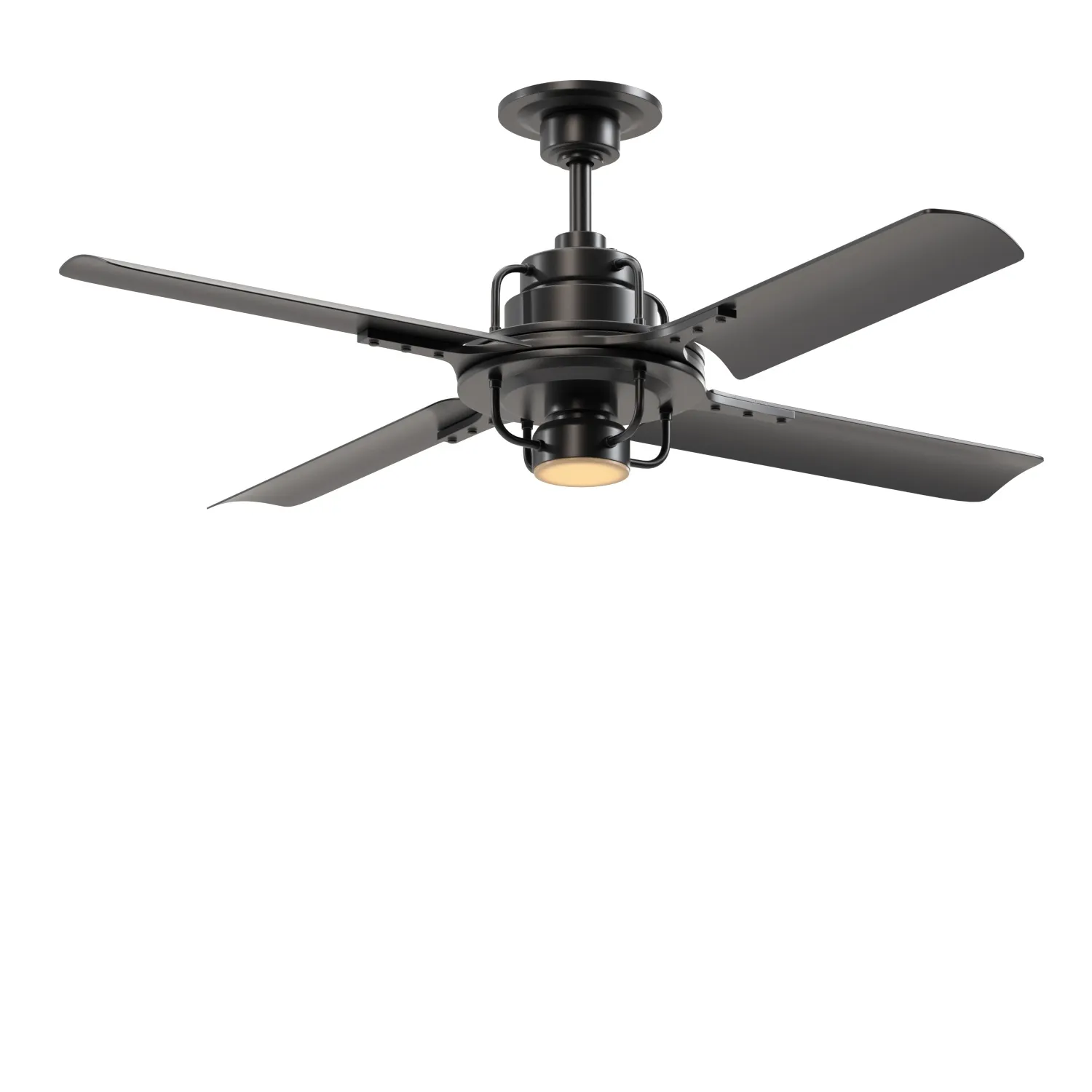 Peregrine Industrial Led Ceiling Fan PBR 3D Model_03