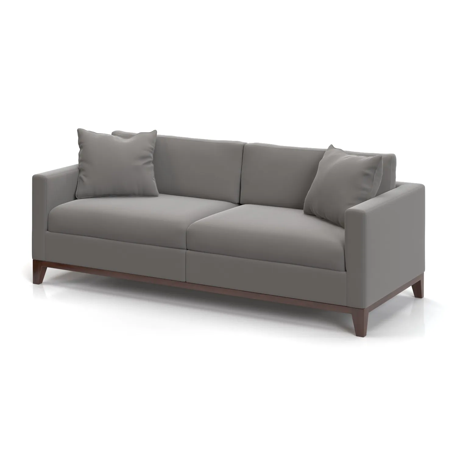 Huon 3 Seat Fabric Sofa 3D Model_01