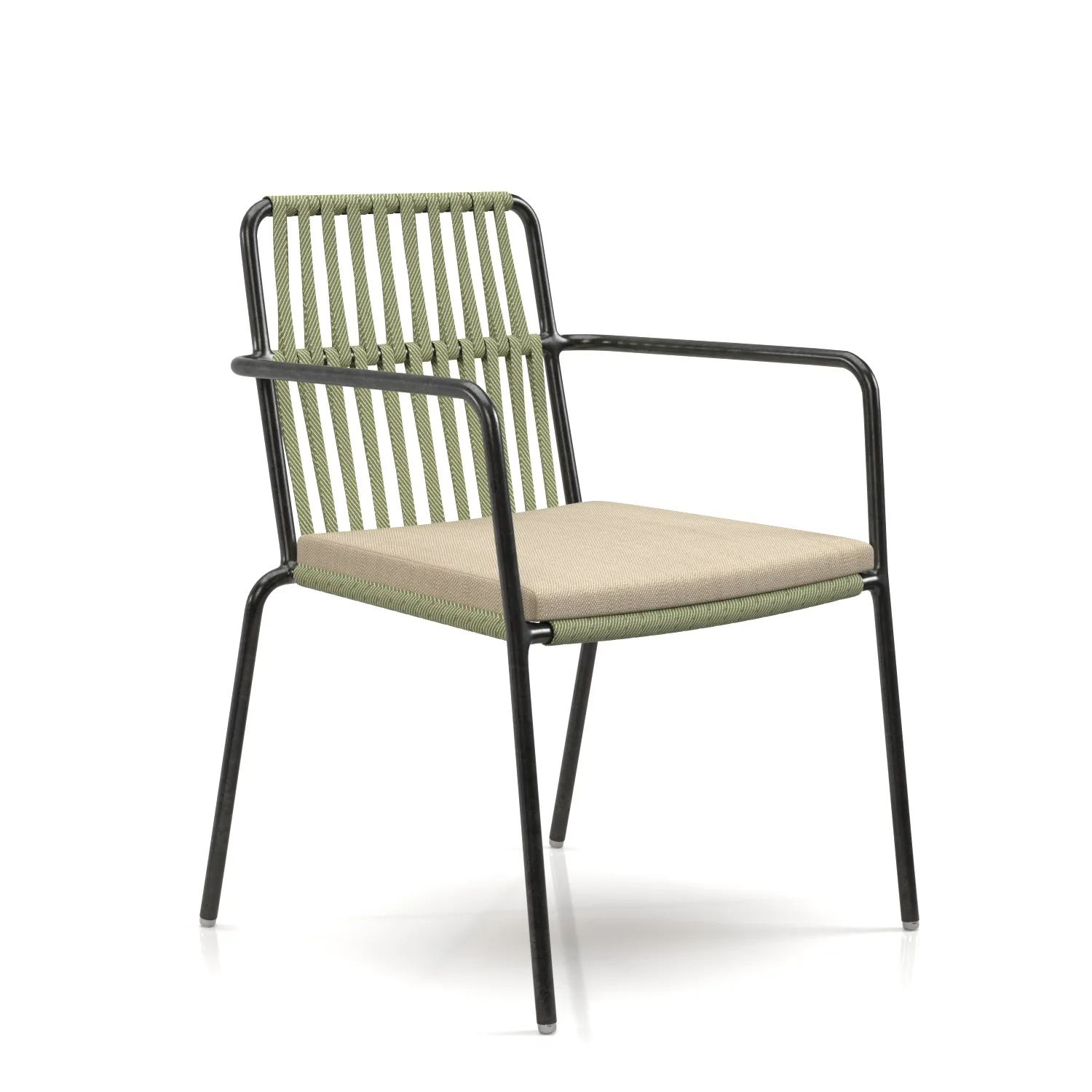 Kettal Net Dining Armchair 3D Model_01