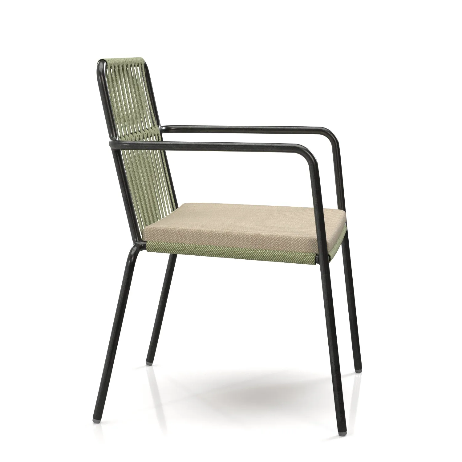 Kettal Net Dining Armchair 3D Model_03