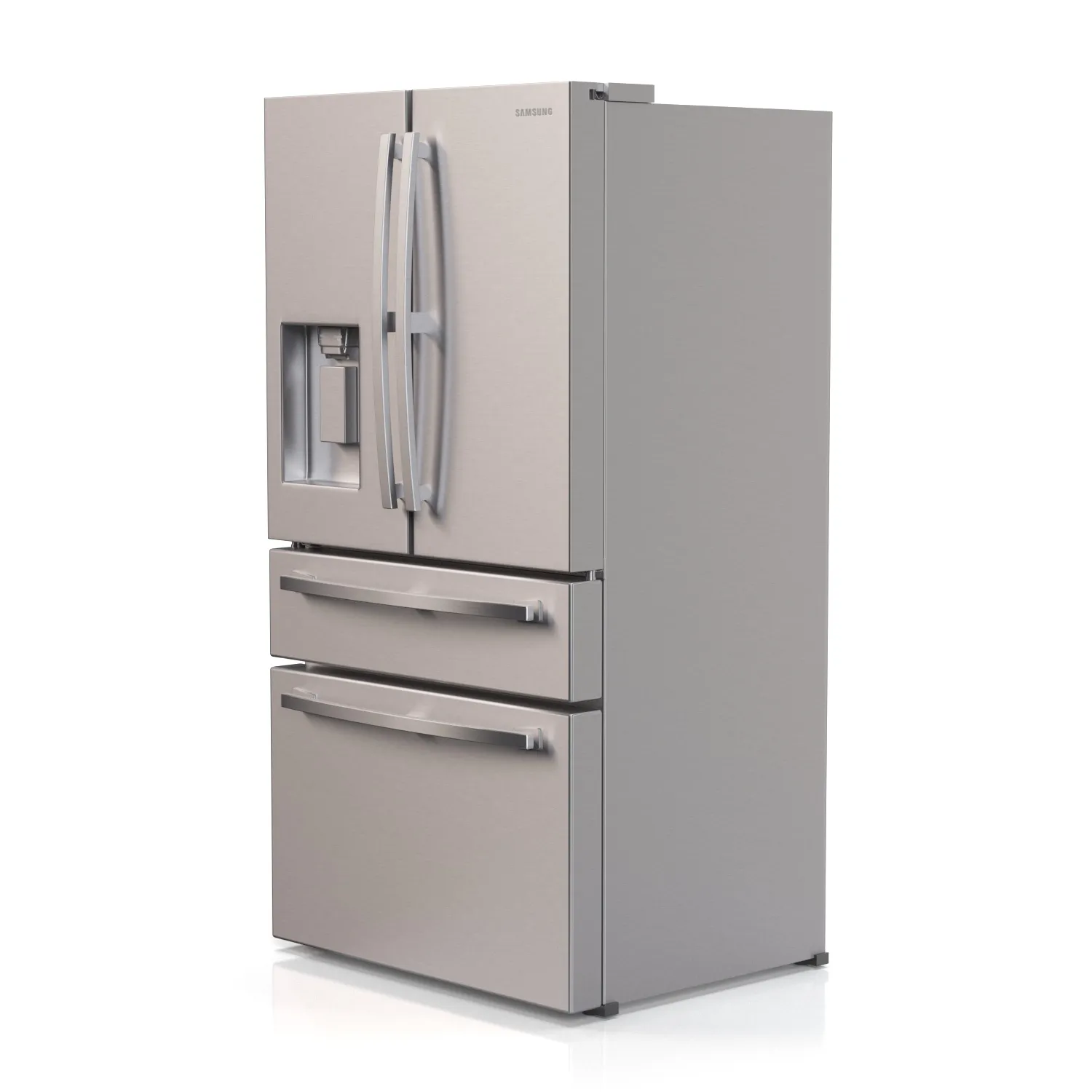 Samsung Counter Depth 4 Smart French Door Refrigerator 3D Model_03