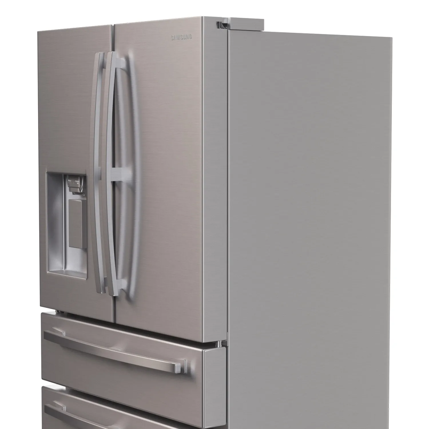 Samsung Counter Depth 4 Smart French Door Refrigerator 3D Model_05