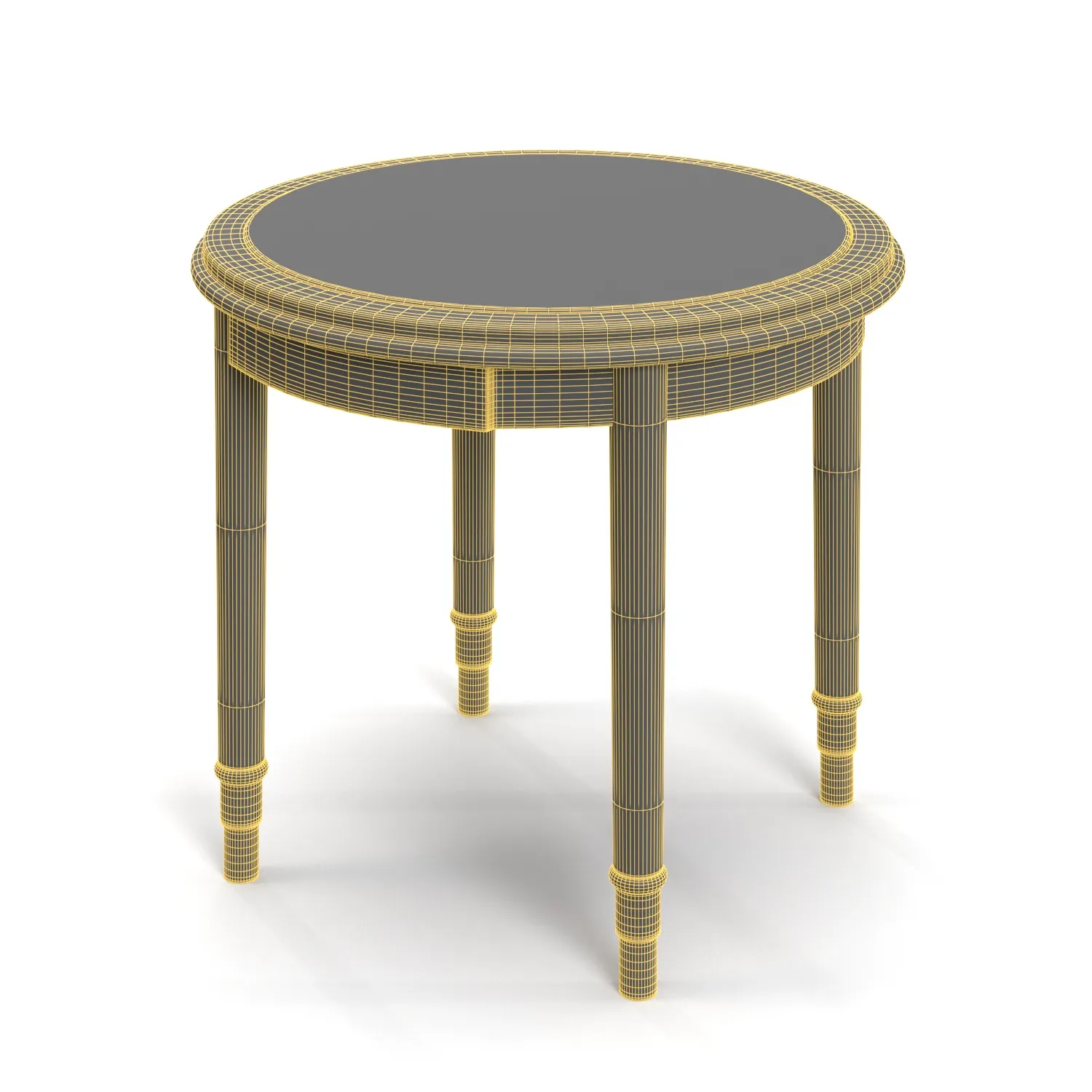 Stunning Occasional Side Table 3D Model_07