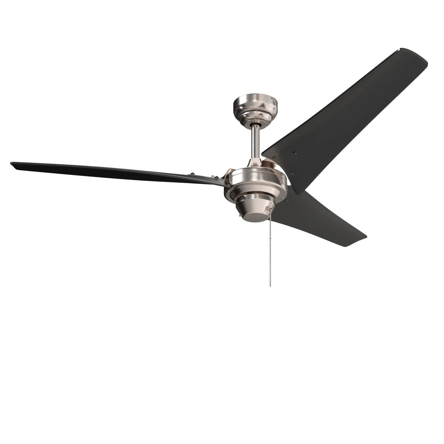 Almadale Brushed Nickel Pull Chain Ceiling Fan PBR 3D Model_01