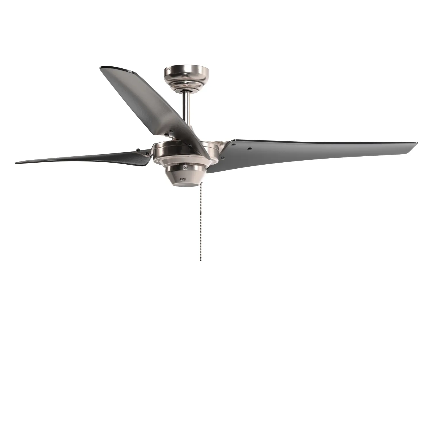 Almadale Brushed Nickel Pull Chain Ceiling Fan PBR 3D Model_04