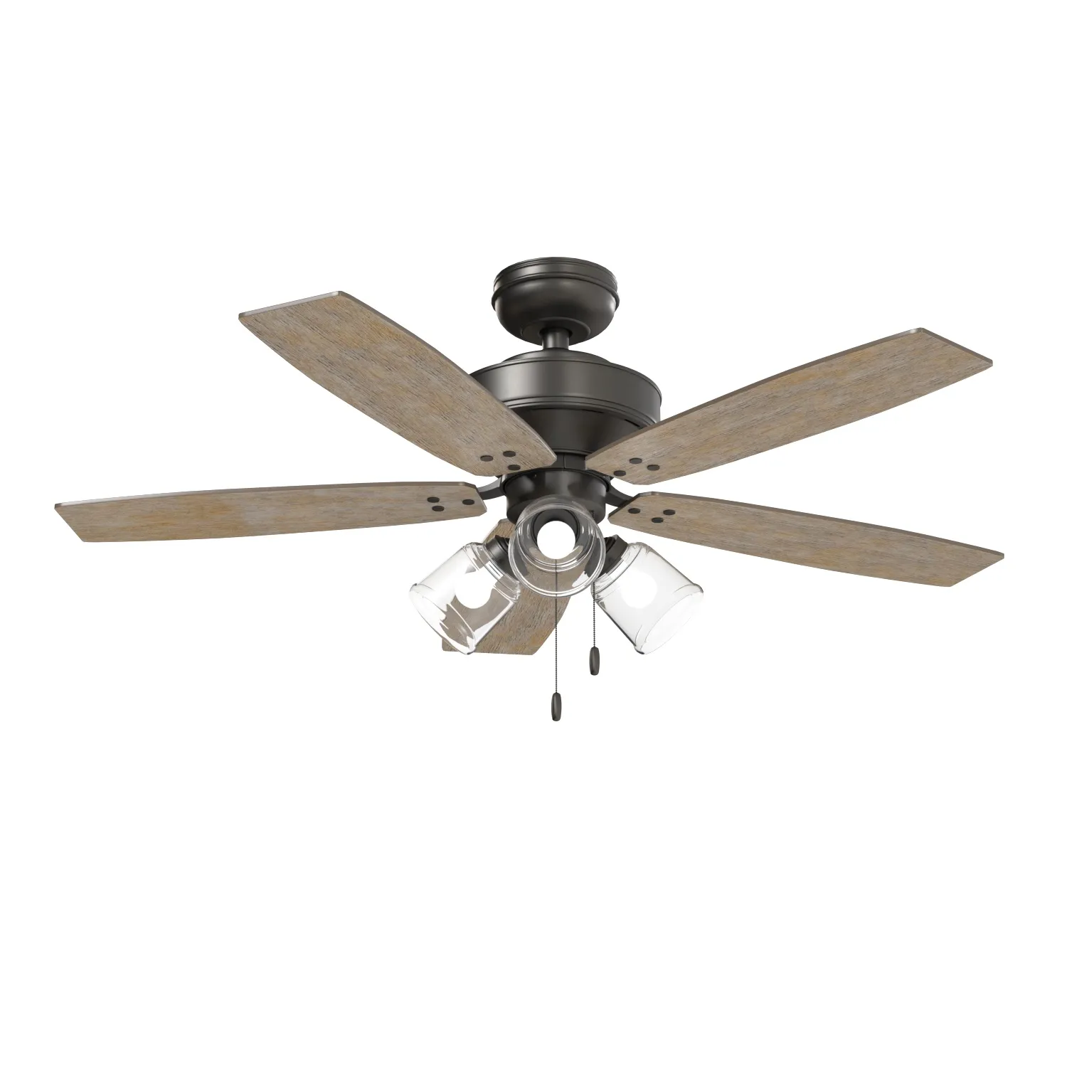 Hunter Hildebrand 52 Inch Noble Ceiling Fan With Light PBR 3D Model_04