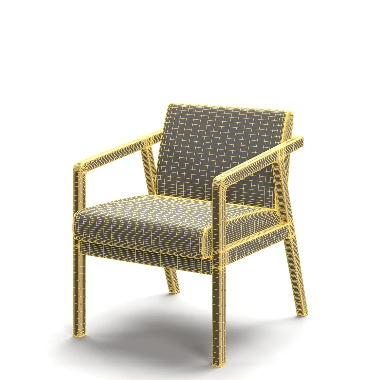 Huimo Side Chair PBR 3D Model_07