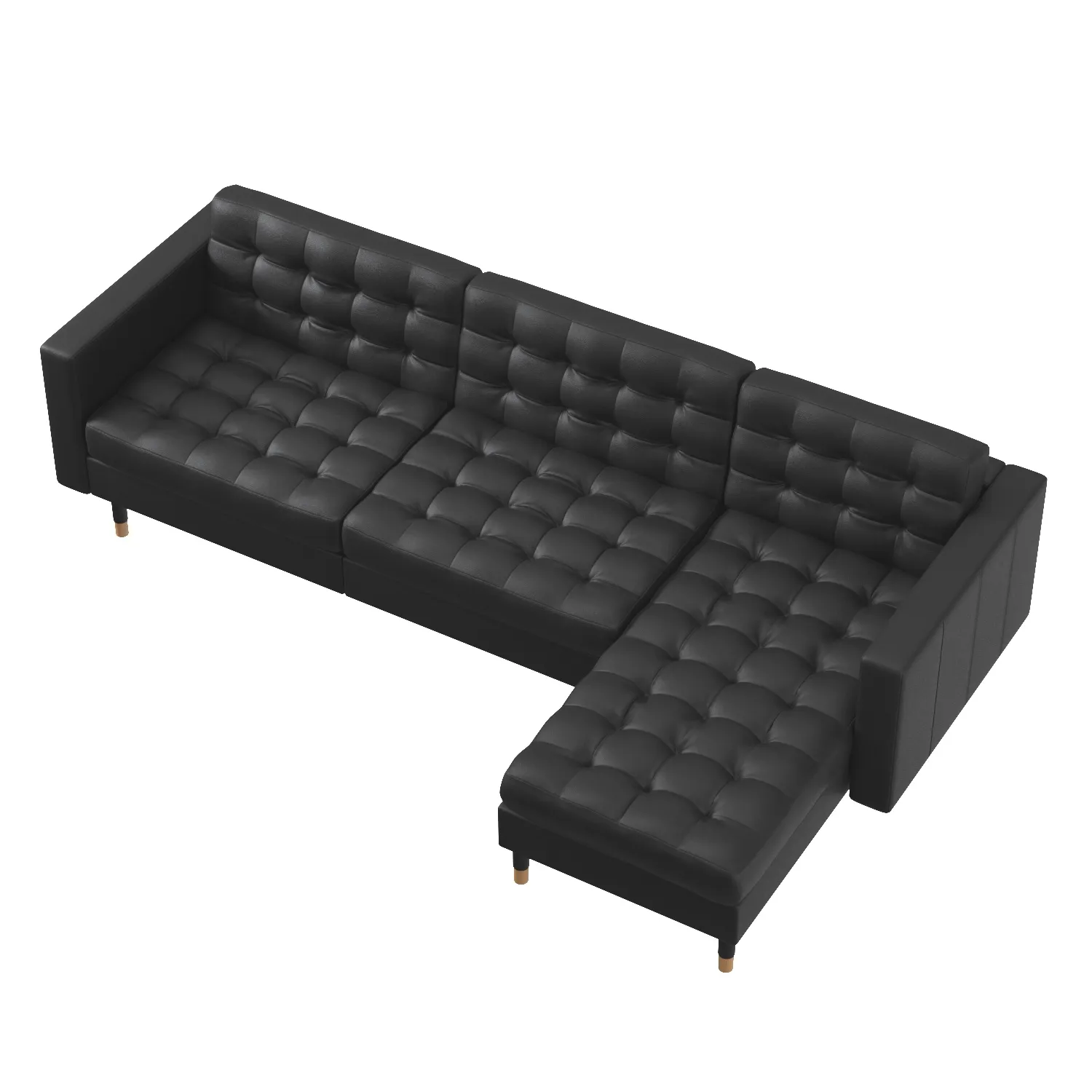 Ikea Morabo Sectional 4 seat With Chaise PBR 3D Model_04