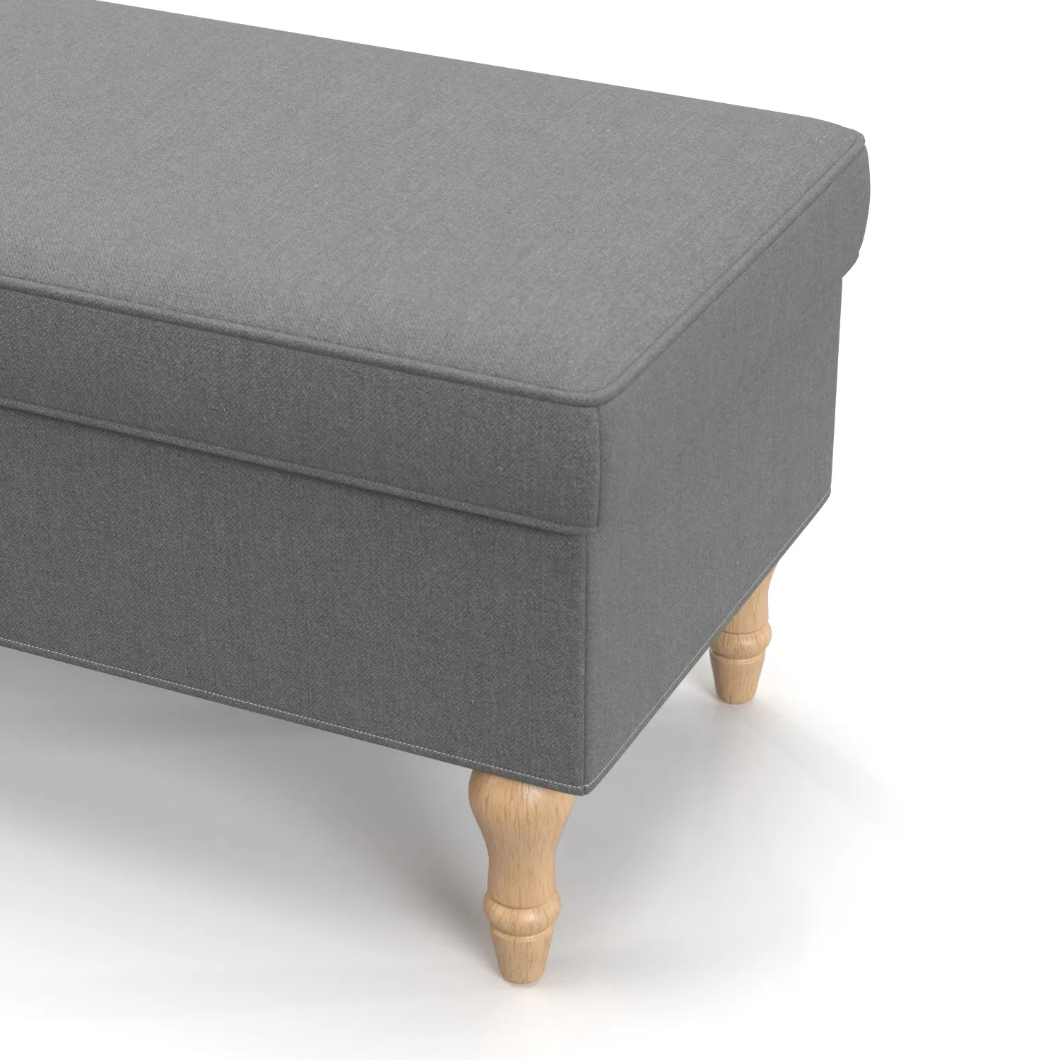 Ikea Stocksund Ljungen Medium Gray Bench PBR 3D Model_05