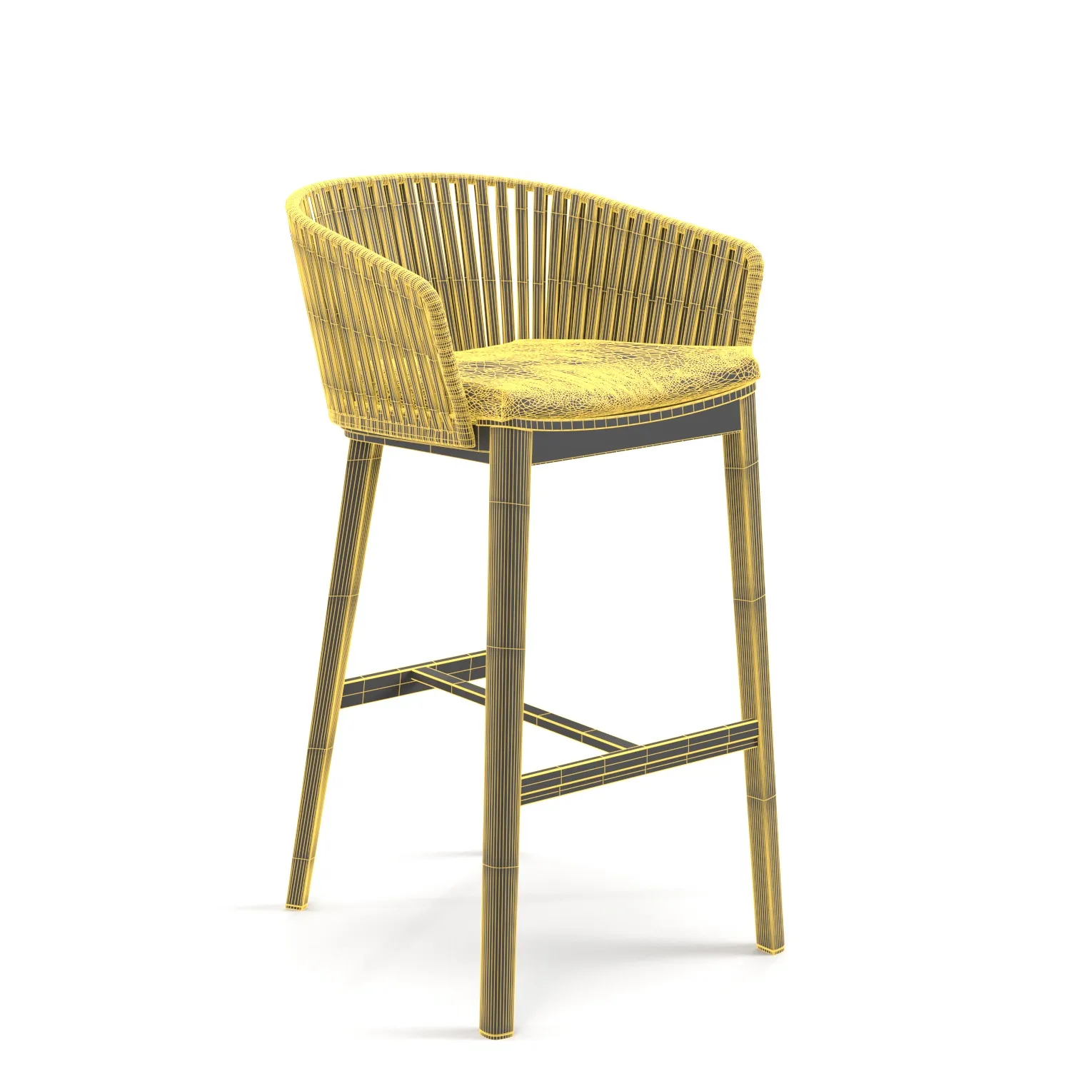 Tribu Mood Bar Chair PBR 3D Model_07