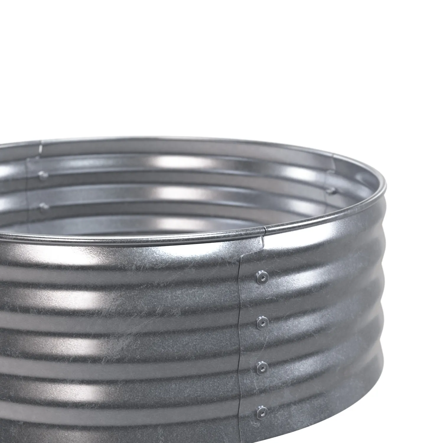 Backyard Creations 36 In Galvanized Steel Fire Ring PBR 3D Model_05