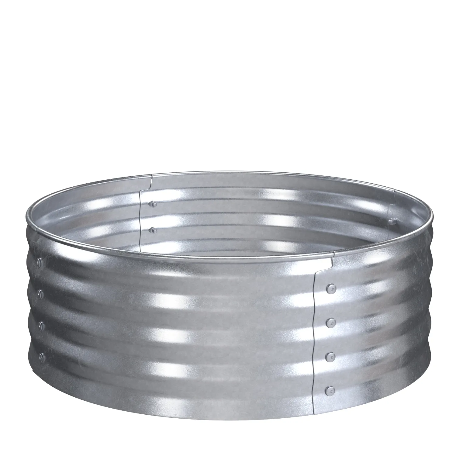 Backyard Creations 36 In Galvanized Steel Fire Ring PBR 3D Model_04