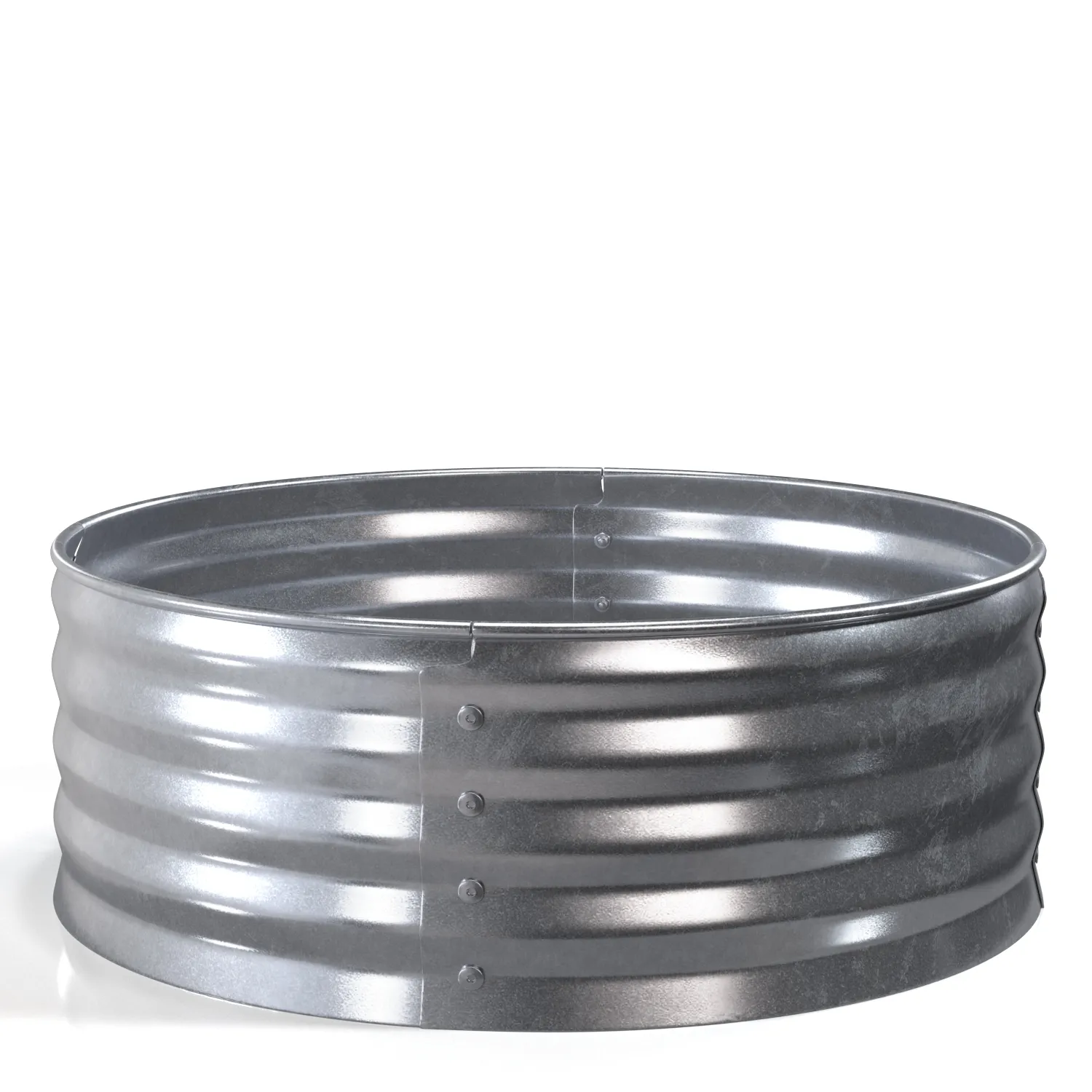 Backyard Creations 36 In Galvanized Steel Fire Ring PBR 3D Model_03