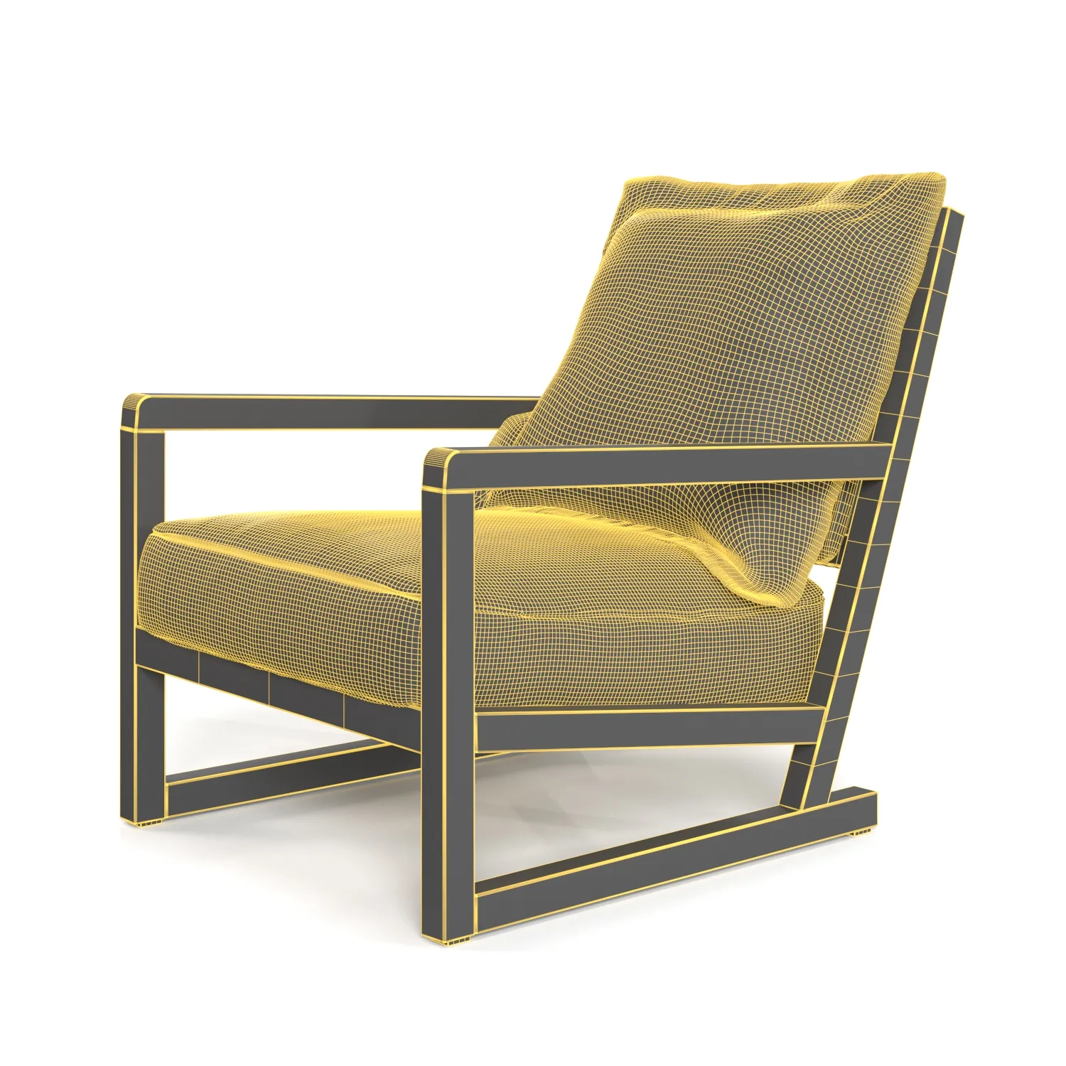 Clio Maxalto Arm Chair 3D Model_07