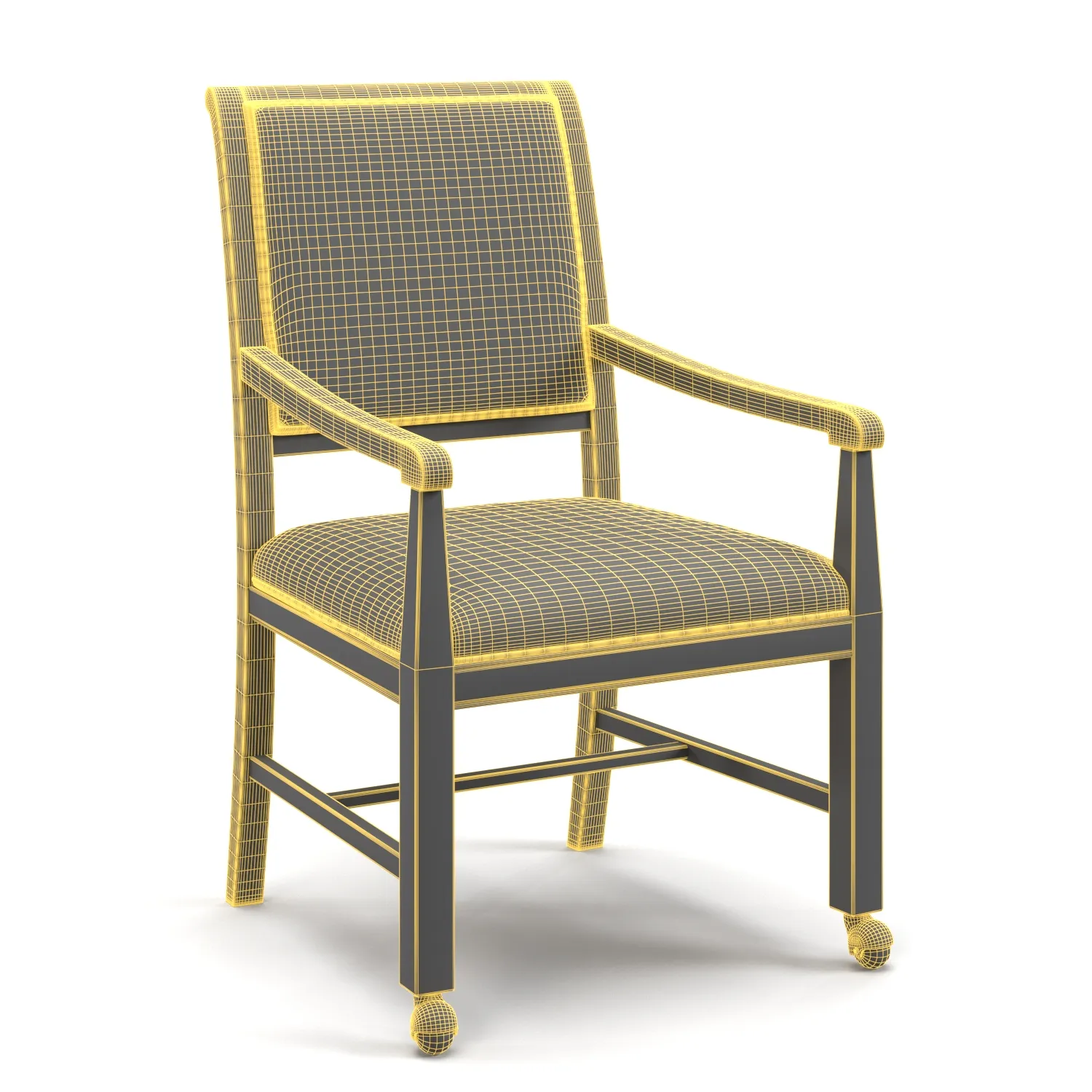 Lori Arm Chair PBR 3D Model_07