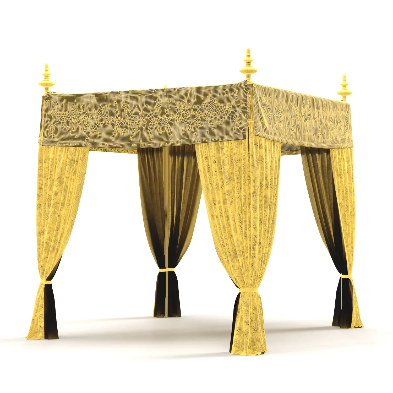 Bed Canopy 3D Model_07