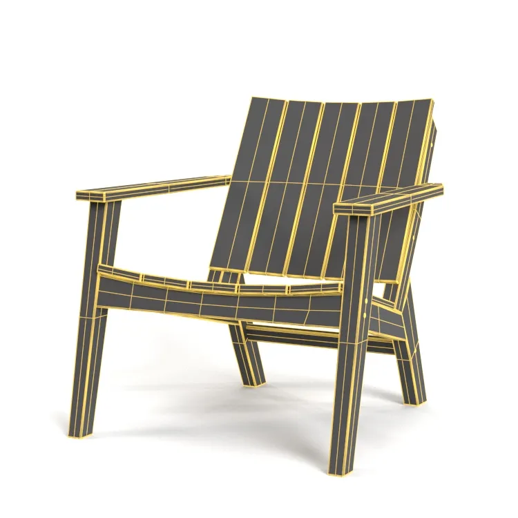 Seaside Casual Mad Chat Chair PBR 3D Model_07