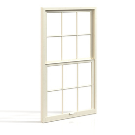 Hurricane Proof PVC Single Glazed Vertical Sliding Glass Window PBR 3D Model