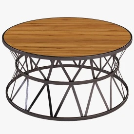 Hooker Furniture Chadwick Round Cocktail Table 3D Model