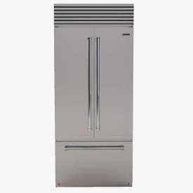 36 Inch Classic French Door Refrigerator Freezer 3D Model