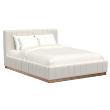 Forte White Queen Bed 3D Model
