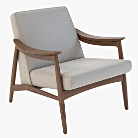 Aspen Lounge Chair 3D Model