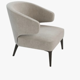 Aston Armchair Minotti 3D Model