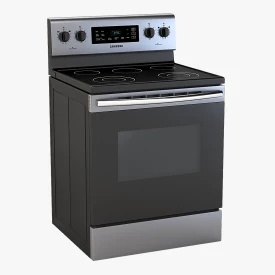 Samsung 5 9 Cu Ft Freestanding Electric Range With Two Dual Power Elements 3D Model