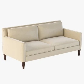 Crate And Barrel Rochelle Two Seater Sofa 3D Model