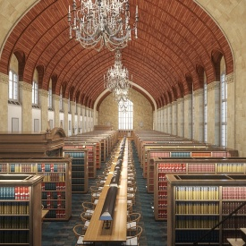 Cornell Law School Library 3D Model