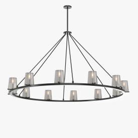 Pauillac Round Chandelier 60 in 3D Model