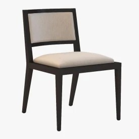 Domicile Upholstered Back Side Chair 60010 3D Model