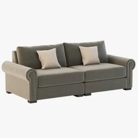 Darby Home Co Lebanon Modular Sectional Sofa Two Seater 3D Model