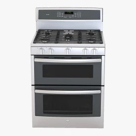 General Electric Profile Series 30 Free Standing Gas Double Oven Convection Range 3D Model