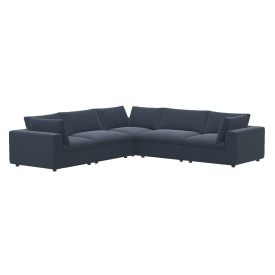 Commix Down Filled Overstuffed 5 Piece Sectional Sofa Set EEI-3359-AZU 3D Model