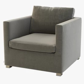 Cane Line Shape Sofa Club Chair Module 3D Model