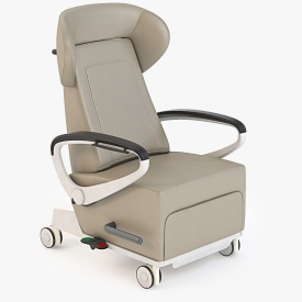 Nemschoff Ava Recliner Healthcare Chair With Pivoting Arms 3D Model