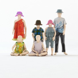 Mannequin Group 3D Model