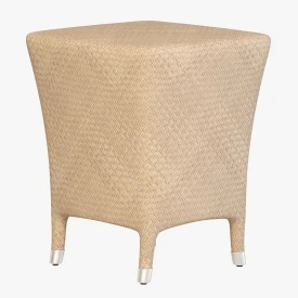 Amari Traditional Outdoor Rattan Side Table By Janice Feldman 3D Model