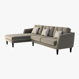 Harold Bi Sectional Chaise Lounge Corner Sofa 3D Model