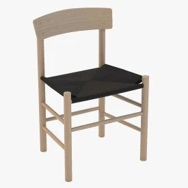 Hoto Fredericia J 39 Wooden Chair 3D Model