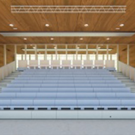 Truffaut Multi-Purpose Hall Theater Interior Scene 3D Model