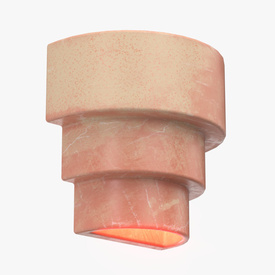 Logan Ceramic Wall Light PBR 3D Model