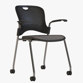 Detailed Herman Miller Caper Stacking Chair 3D Model