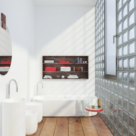 Luxurious Modern Bathroom 3D Model