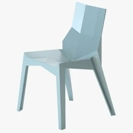 Design Depot Bonaldo Poly Super Angular Chair By Karim Rashid 3D Model