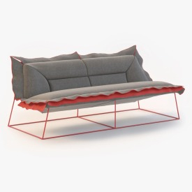 Volant Sofa By Moroso 3D Model
