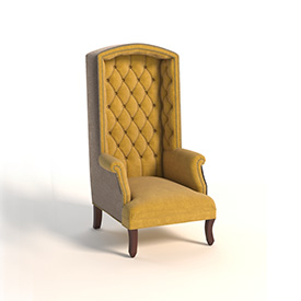 Nm Exclusive Nob Hill Chair 3D Model