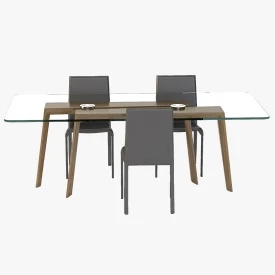 Pacini And Cappellini Ten For Ten Dining Table By Giuliano E Gabriele 3D Model