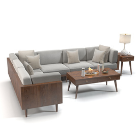Bellanest Soto Modular Sectional Sofa Set 3D Model